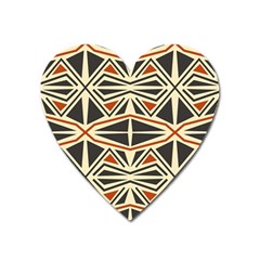 Abstract Geometric Design    Heart Magnet by Eskimos