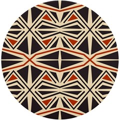 Abstract Geometric Design    Uv Print Round Tile Coaster by Eskimos