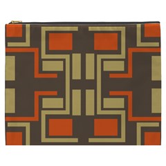 Abstract Geometric Design    Cosmetic Bag (xxxl) by Eskimos