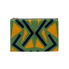 Abstract Geometric Design    Cosmetic Bag (medium) by Eskimos