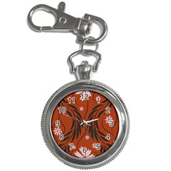 Folk Flowers Print Floral Pattern Ethnic Art Key Chain Watches by Eskimos