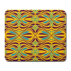 Folk Flowers Print Floral Pattern Ethnic Art Large Mousepads by Eskimos