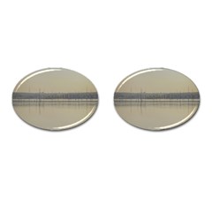 Grande Stream Landscape, Flores-soriano, Uruguay Cufflinks (oval) by dflcprintsclothing