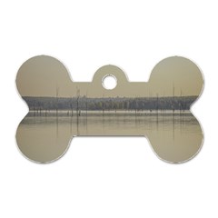 Grande Stream Landscape, Flores-soriano, Uruguay Dog Tag Bone (two Sides) by dflcprintsclothing