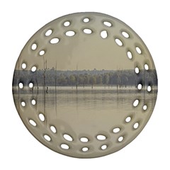 Grande Stream Landscape, Flores-soriano, Uruguay Round Filigree Ornament (two Sides) by dflcprintsclothing