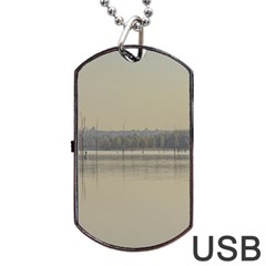 Grande Stream Landscape, Flores-soriano, Uruguay Dog Tag Usb Flash (two Sides) by dflcprintsclothing