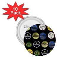 Beer Brands Logo Pattern 1.75  Buttons (10 pack)