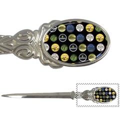 Beer Brands Logo Pattern Letter Opener by dflcprintsclothing