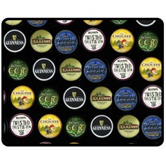 Beer Brands Logo Pattern Fleece Blanket (Medium) 