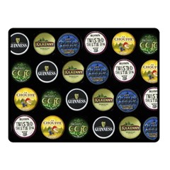 Beer Brands Logo Pattern Fleece Blanket (small) by dflcprintsclothing