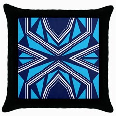 Abstract Pattern Geometric Backgrounds  Throw Pillow Case (black)