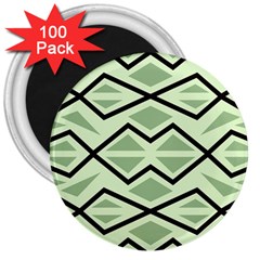 Abstract Pattern Geometric Backgrounds 3  Magnets (100 Pack) by Eskimos