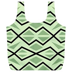 Abstract Pattern Geometric Backgrounds Full Print Recycle Bag (xl) by Eskimos