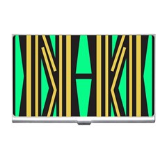 Abstract Pattern Geometric Backgrounds Business Card Holder by Eskimos