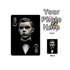 Evil Boy Manikin Portrait Playing Cards 54 Designs (mini) by dflcprintsclothing