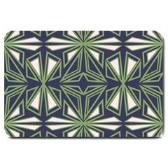 Abstract Pattern Geometric Backgrounds Large Doormat  by Eskimos