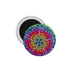 Rainbow Mushroom Mandala 1 75  Magnets