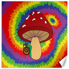 Wizard Snail Canvas 16  X 16  by steampunkbabygirl