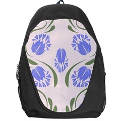 Folk Flowers Print Floral Pattern Ethnic Art Backpack Bag by Eskimos