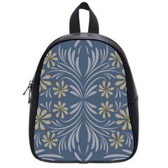 Folk Flowers Print Floral Pattern Ethnic Art School Bag (small) by Eskimos