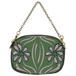Folk flowers print Floral pattern Ethnic art Chain Purse (One Side) Front