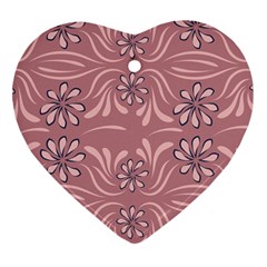 Folk flowers print Floral pattern Ethnic art Ornament (Heart)