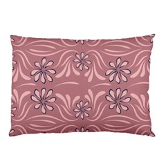 Folk Flowers Print Floral Pattern Ethnic Art Pillow Case by Eskimos