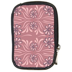 Folk flowers print Floral pattern Ethnic art Compact Camera Leather Case