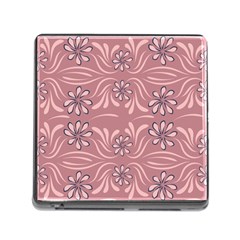 Folk Flowers Print Floral Pattern Ethnic Art Memory Card Reader (square 5 Slot) by Eskimos