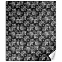 Black And Grey Rocky Geometric Pattern Design Canvas 20  X 24  by dflcprintsclothing