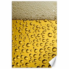 Beer Bubbles Canvas 20  X 30  by Wegoenart