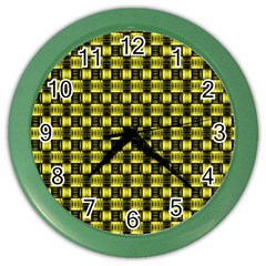 Glow Pattern Color Wall Clock by Sparkle