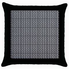 Diamond Pattern Throw Pillow Case (black) by Sparkle