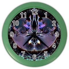 The High Priestess Card Color Wall Clock by MRNStudios