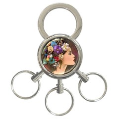 Garden Princess 3-ring Key Chain