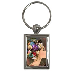 Garden Princess Key Chain (rectangle)