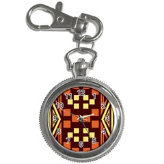 Abstract Pattern Geometric Backgrounds  Key Chain Watches by Eskimos