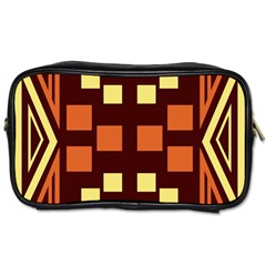 Abstract Pattern Geometric Backgrounds  Toiletries Bag (one Side) by Eskimos