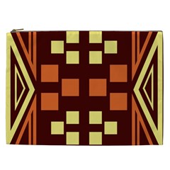 Abstract Pattern Geometric Backgrounds  Cosmetic Bag (xxl) by Eskimos