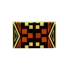 Abstract Pattern Geometric Backgrounds  Cosmetic Bag (xs) by Eskimos