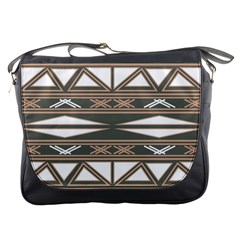 Abstract Pattern Geometric Backgrounds  Messenger Bag by Eskimos