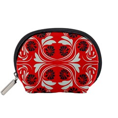 Folk flowers print Floral pattern Ethnic art Accessory Pouch (Small)