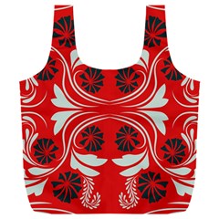 Folk flowers print Floral pattern Ethnic art Full Print Recycle Bag (XXL)