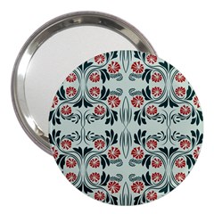 Folk Flowers Print Floral Pattern Ethnic Art 3  Handbag Mirrors by Eskimos