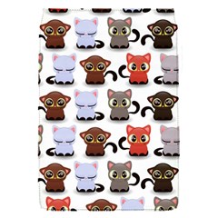 Seamless Pattern With Cute Little Kittens Various Color Removable Flap Cover (s) by Jancukart