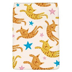 Cute Cats Seamless Pattern With Stars Funny Drawing Kittens Removable Flap Cover (l) by Jancukart
