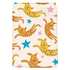Cute Cats Seamless Pattern With Stars Funny Drawing Kittens Removable Flap Cover (s) by Jancukart