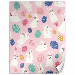 Cute Bunnies Easter Eggs Seamless Pattern Canvas 18  X 24 