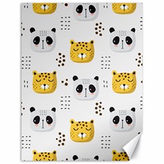 Seamless Pattern Cute Animals Canvas 18  X 24 