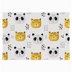 Seamless Pattern Cute Animals Large Glasses Cloth (2 Sides)